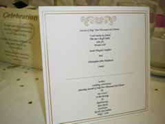 Hand Made Wedding Stationery